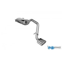 Silencieux arrière inox 1x135x80mm type 53 pour DAIHATSU TERIOS J2 4x4