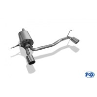 Silencieux arrière duplex inox 1x90mm type 16 pour DACIA DUSTER 4x2 FACELIFT