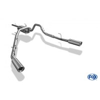 Catback avec silencieux arrière duplex inox 1x100mm type 17 pour DODGE RAM 1500 FACELIFT
