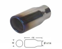 Embout d'échappement d&acute;échappement Inox