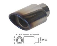 Embout d'échappement d&acute;échappement Inox