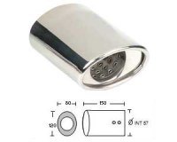 Embout d'échappement d&acute;échappement Inox