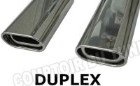 Silencieux arrière Droite / Gauche - 135x80 Duplex