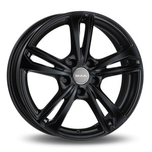 MAK<br>  EMBLEMA [6 x 15] <br>NOIR BRILLANT  ET25.0 -4x108-