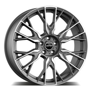 GMP<br>  FENDER [8,5 x 21] <br>GRIS MAT FACE POLIE ET43.0 -5x112-