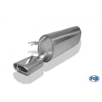 Silencieux arrière inox 1x135x80mm type 53 pour FIAT BRAVO TYPE 198