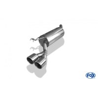 Silencieux arrière inox 2x90mm type 16 pour FIAT BRAVO TYPE 198