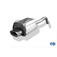 Silencieux arrière inox 1x135x80mm type 53 pour FIAT 500
