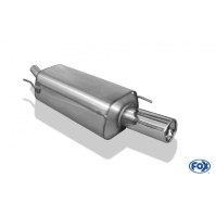 Silencieux arrière inox 1x90mm type 13 pour MAZDA 121 TYPE JAS/JBS