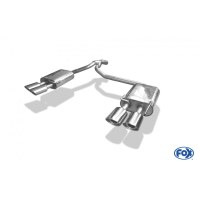 Silencieux arrière duplex inox 2x106x71mm type 33 pour FORD MONDEO MK4 (BREAK/SW)