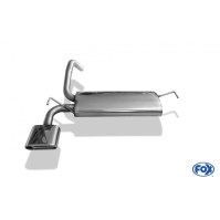 Silencieux arrière inox 1x150x70mm type 53 pour FORD KA