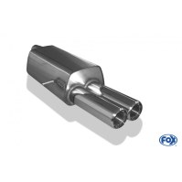 Silencieux arrière inox 2x80mm type 64 pour VOLKSWAGEN SHARAN TYPE 7M