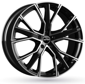 Jante alu GMP GUNNER Noir Brillant [9x20] ET25.0 5x112