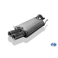 Silencieux arrière duplex inox 2x76mm type 13 pour HYUNDAI COUPÉ TYPE RD