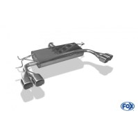 Silencieux arrière duplex inox 2x88x79mm type 70 pour HYUNDAI TUCSON 4x4 TYPE JM