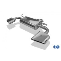 Silencieux arrière duplex inox 1x220x80mm type 49 pour HYUNDAI TUCSON 4x4 TYPE TLE