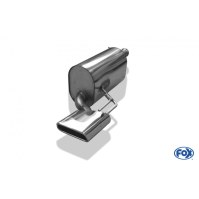 Silencieux arrière inox 1x145x65mm type 59 pour HYUNDAI I10 TYPE PA