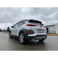 Silencieux arrière duplex inox 1x145x65mm type 59 pour HYUNDAI KONA 4WD