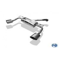Silencieux arrière duplex inox 1x160x90mm type 38 pour HYUNDAI KONA 2WD