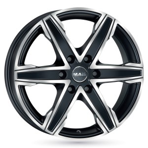 MAK<br>  KING6 [6,5 x 16] <br>NOIR FACE POLIE ET10.0 -6x139,7-