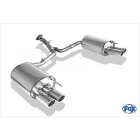 Silencieux arrière duplex inox 2x88x74mm type 33 pour LEXUS IS 250