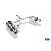Silencieux arrière duplex inox 1x100mm type 16 pour LEXUS IS 250
