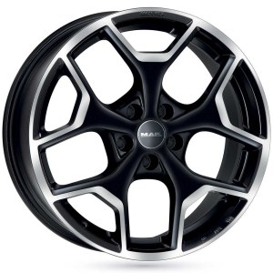Jante alu MAK LIBERTY Noir Face Polie [7.5x18] ET39.0 5x108
