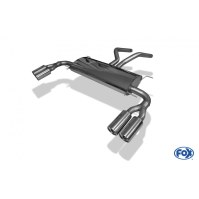 Silencieux arrière duplex inox 2x90mm type 13 pour RANGE ROVER III TYPE LM