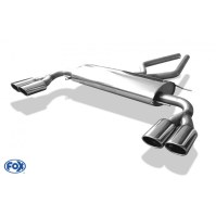 Silencieux arrière duplex inox 2x115x85mm type 32 pour RANGE ROVER III TYPE LM