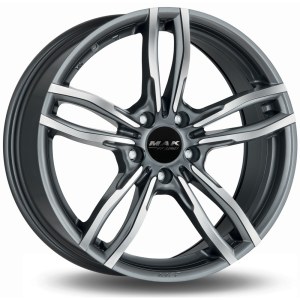 Jante alu MAK LUFT FF Gris Face Polie [8x17] ET53.0 5x120