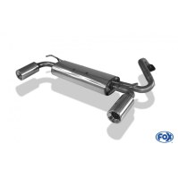 Silencieux arrière duplex inox 1x90mm type 13 pour MAZDA 323F/323C TYPE BA