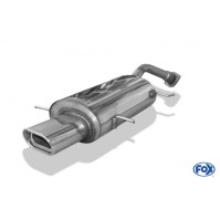 Silencieux arrière inox 1x135x80mm type 53 pour MAZDA MX3 TYPE EC (avec bride et tulipe)