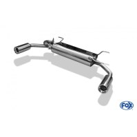 Silencieux arrière duplex inox 1x90mm type 13 pour MAZDA MX5 TYPE NB
