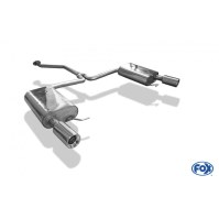 Silencieux arrière duplex inox 1x90mm type 13 pour MAZDA 6 TYPE GH