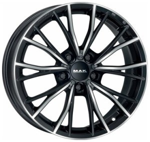 Jante alu MAK MARK-D Noir Face Polie [10.5x20] ET43.0 5x112