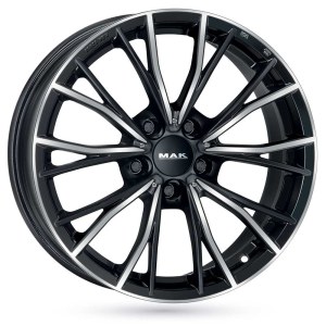 Jante alu MAK MARK Noir Face Polie [7.5x17] ET34.0 5x120