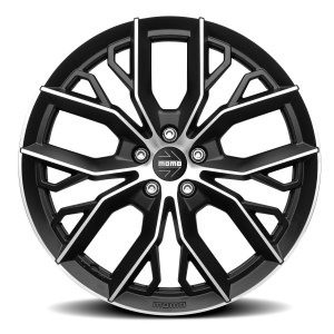 Jantes alu MOMO MASSIMO MATT BLACK POLIE [7.0 x 16] ET42 -5x100-