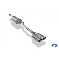 Silencieux arrière inox 2x88x74mm type 33 pour MERCEDES CLASSE A TYPE W168