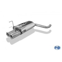 Silencieux arrière inox 2x80mm type 13 pour MERCEDES CLASSE C TYPE W202/S202