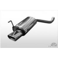 Silencieux arrière inox 1x135x80mm type 53 pour MERCEDES CLASSE C TYPE W202/S202