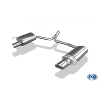 Silencieux arrière duplex inox 1x115x85mm type 38 pour MERCEDES CLASSE C TYPE W204/S204 POUR PACK AMG