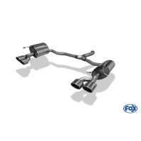 Silencieux arrière duplex inox 2x115x85mm type 32 pour MERCEDES CLASSE C TYPE W205 BERLINE/BREAK