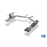 Silencieux arrière duplex inox 2x76mm type 13 pour MERCEDES CLASSE E TYPE S211