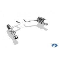 Silencieux arrière duplex inox 1x115x85mm type 32 pour MERCEDES CLASSE E TYPE W211