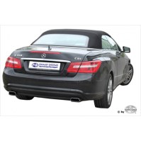 Silencieux arrière duplex inox 1x145x65mm type 59 pour MERCEDES CLASSE E CABRIOLET TYPE A207