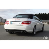 Silencieux arrière duplex inox 2x115x85mm type 32 pour MERCEDES CLASSE E CABRIOLET TYPE A207
