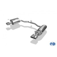 Silencieux arrière duplex inox 1x145x65mm type 59 pour MERCEDES CLASSE E CABRIOLET TYPE A207