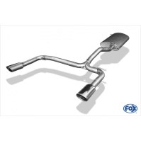 Silencieux arrière duplex inox 1x115x85mm type 32 pour MERCEDES ML TYPE W163