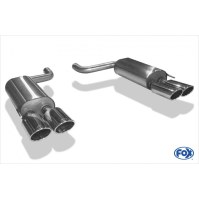 Silencieux arrière duplex inox 2x115x85mm type 32 pour MERCEDES CLASSE S W220