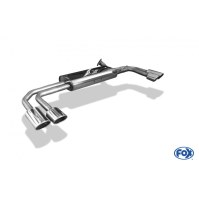 Silencieux arrière duplex inox 2x115x85mm type 32 pour MERCEDES CLASSE V TYPE W447